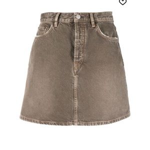 ACNE Studios denim mini skirt